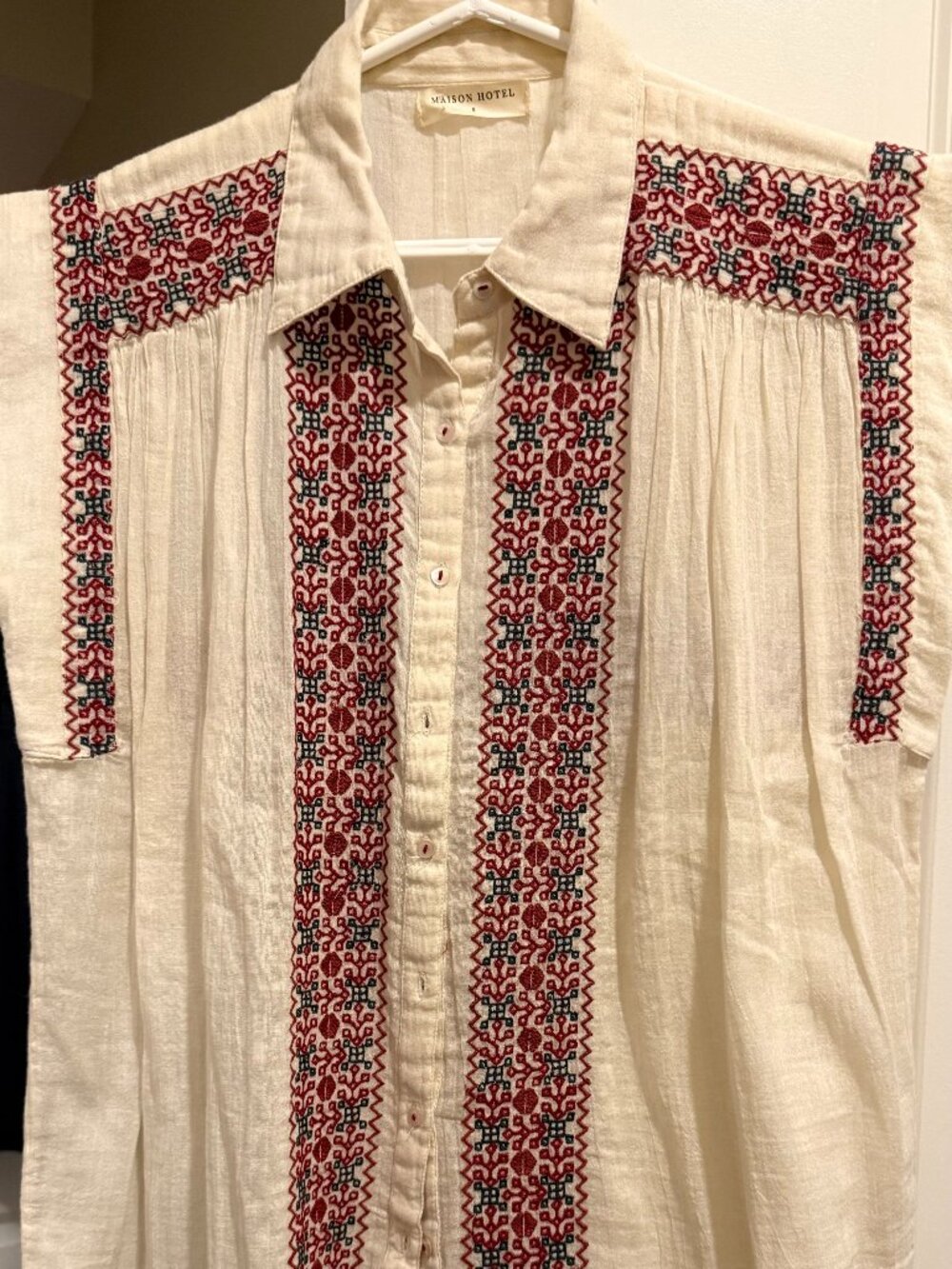 Maison Hotel Blouse Short Sleeve